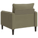 XL fauteuil Kaki fluweel