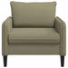 XL fauteuil Kaki fluweel