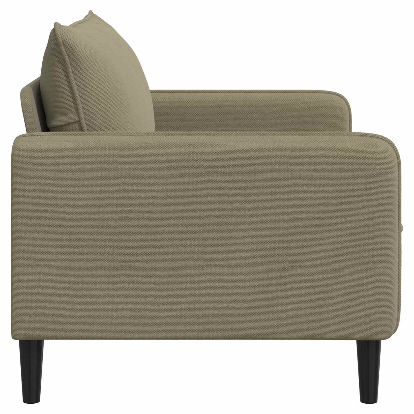 XL fauteuil Kaki fluweel
