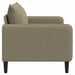 XL fauteuil Kaki fluweel