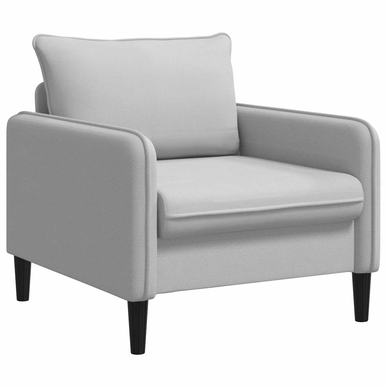 XL fauteuil Lichtgrijs fluweel