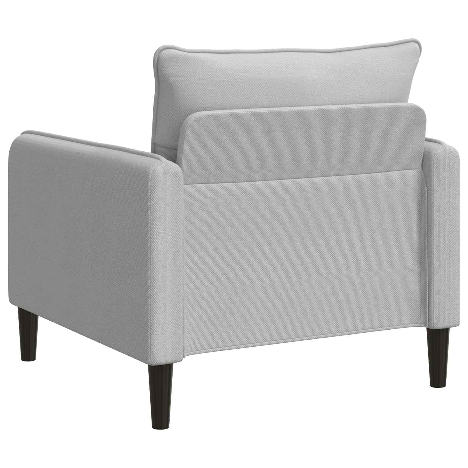 XL fauteuil Lichtgrijs fluweel