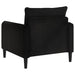 XL fauteuil Zwart fluweel