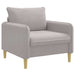 XL fauteuil Lichtgrijs Bouclé