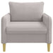 XL fauteuil Lichtgrijs Bouclé