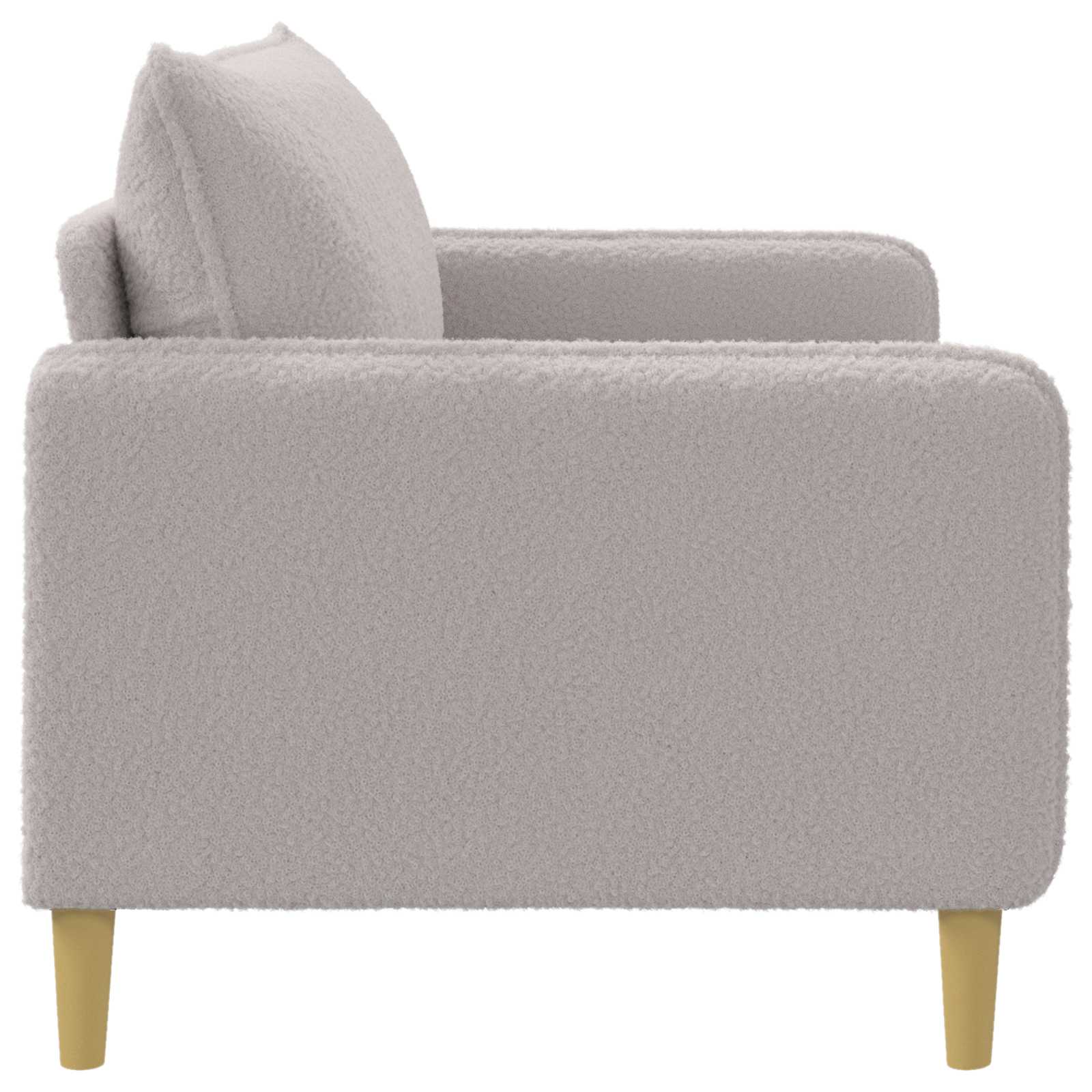 XL fauteuil Lichtgrijs Bouclé