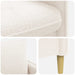 XL fauteuil Wit Bouclé
