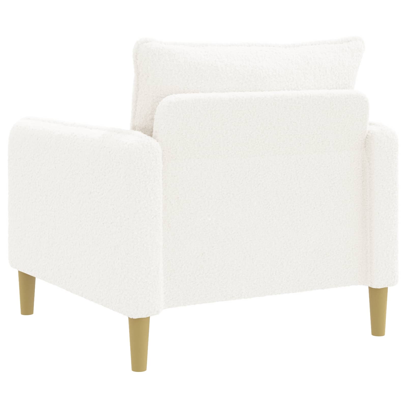 XL fauteuil Wit Bouclé