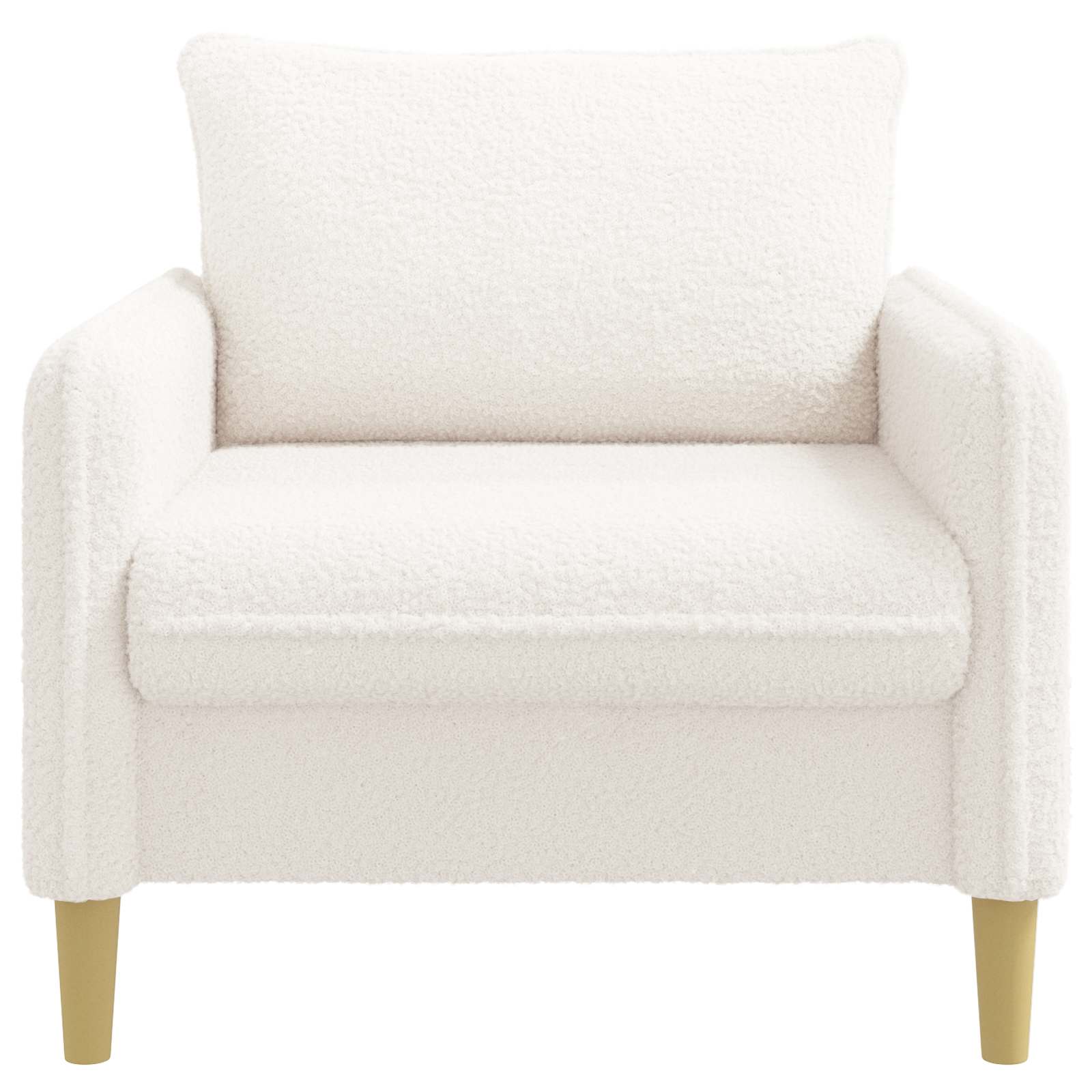 XL fauteuil Wit Bouclé