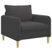 XL fauteuil Donkergrijs Bouclé