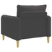 XL fauteuil Donkergrijs Bouclé