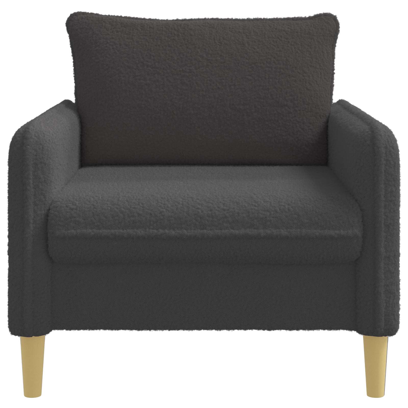 XL fauteuil Donkergrijs Bouclé
