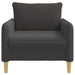 XL fauteuil Donkergrijs Bouclé