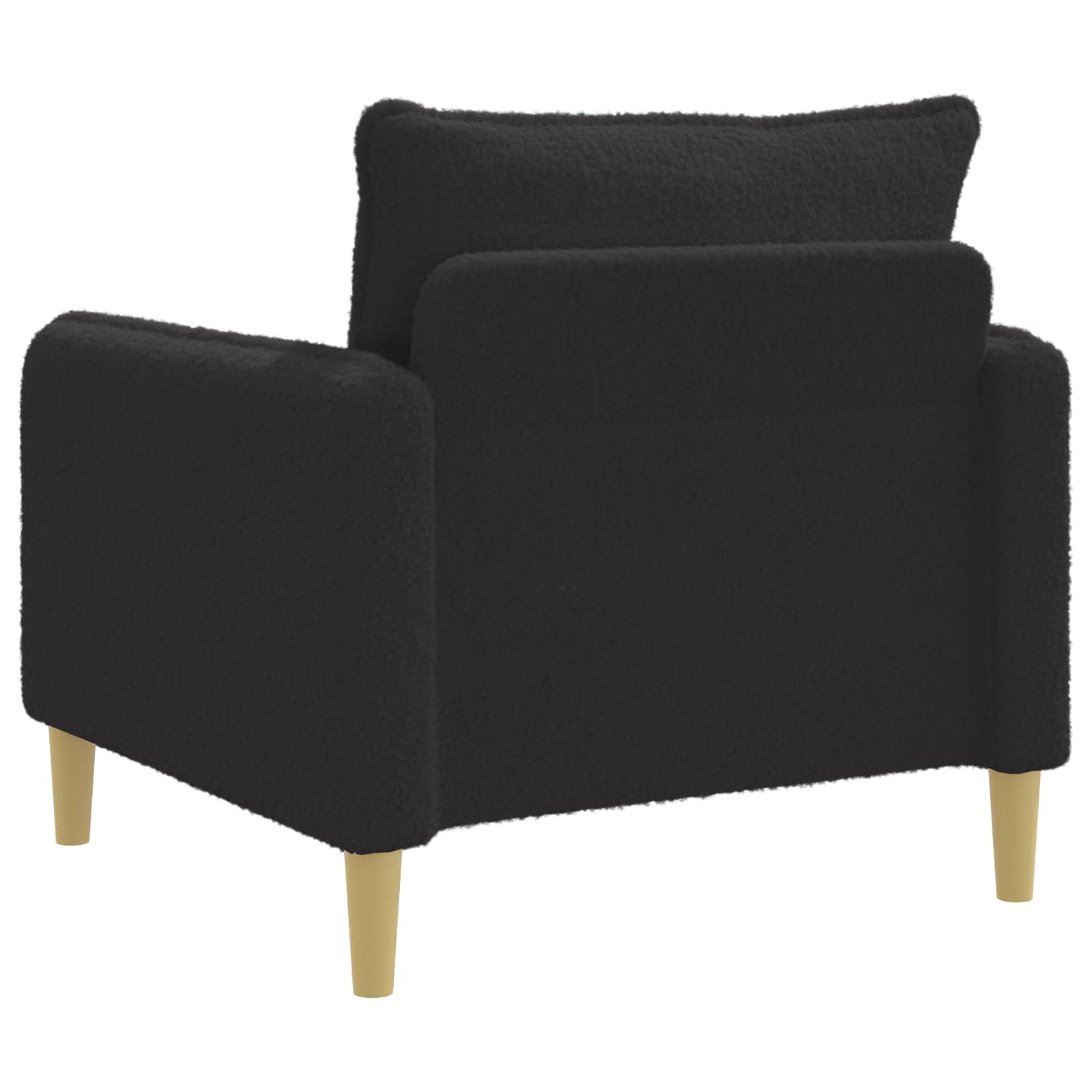 XL fauteuil Zwart Bouclé