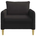 XL fauteuil Zwart Bouclé