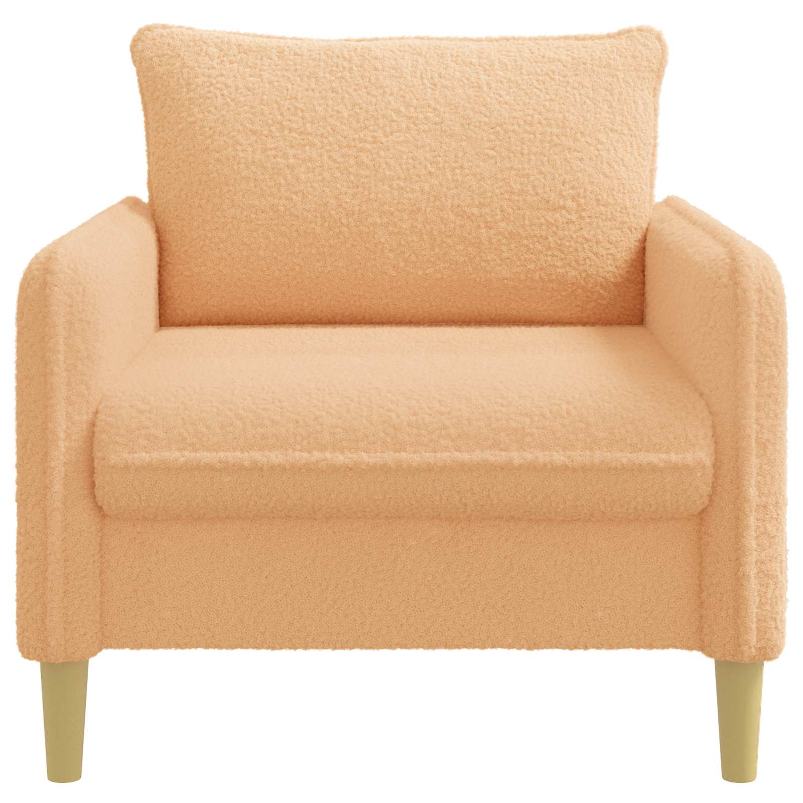 XL fauteuil Beige Bouclé