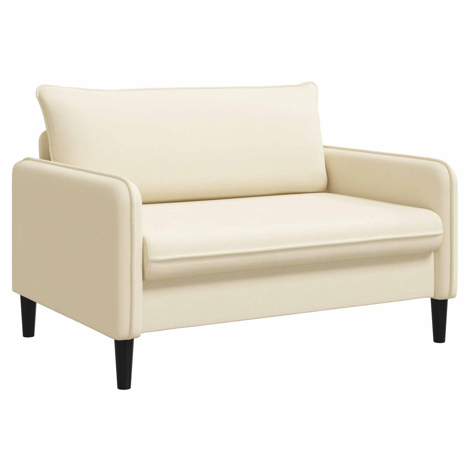 XXL fauteuil Crèmekleurig fluweel