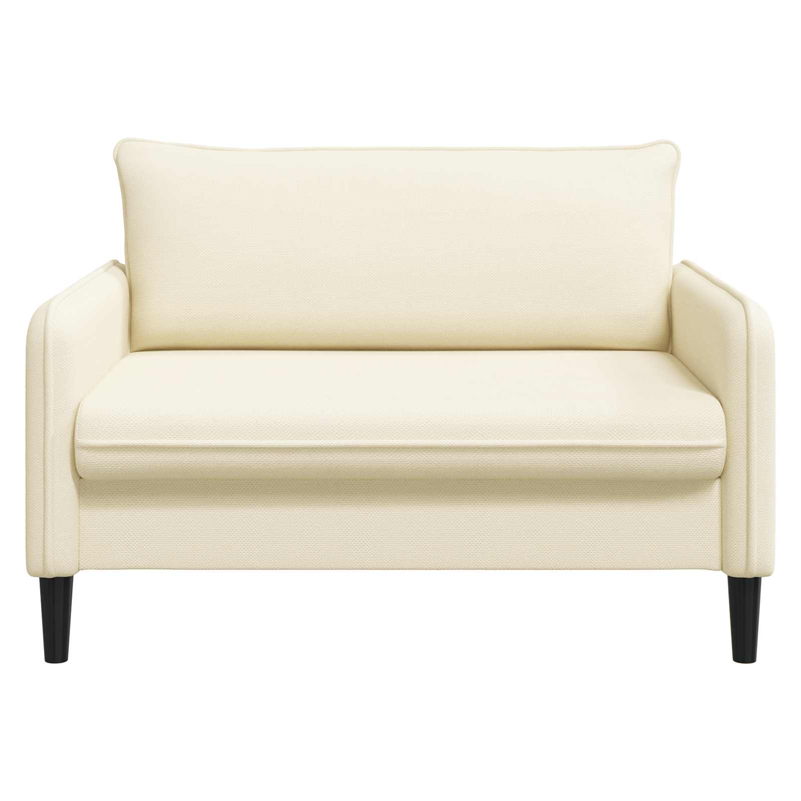 XXL fauteuil Crèmekleurig fluweel