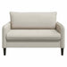 XXL fauteuil Beige fluweel