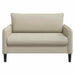 XXL fauteuil Beige fluweel