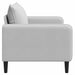XXL fauteuil Lichtgrijs fluweel