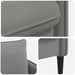XXL fauteuil Donkergrijs fluweel