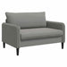 XXL fauteuil Donkergrijs fluweel