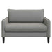 XXL fauteuil Donkergrijs fluweel