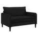 XXL fauteuil Zwart fluweel