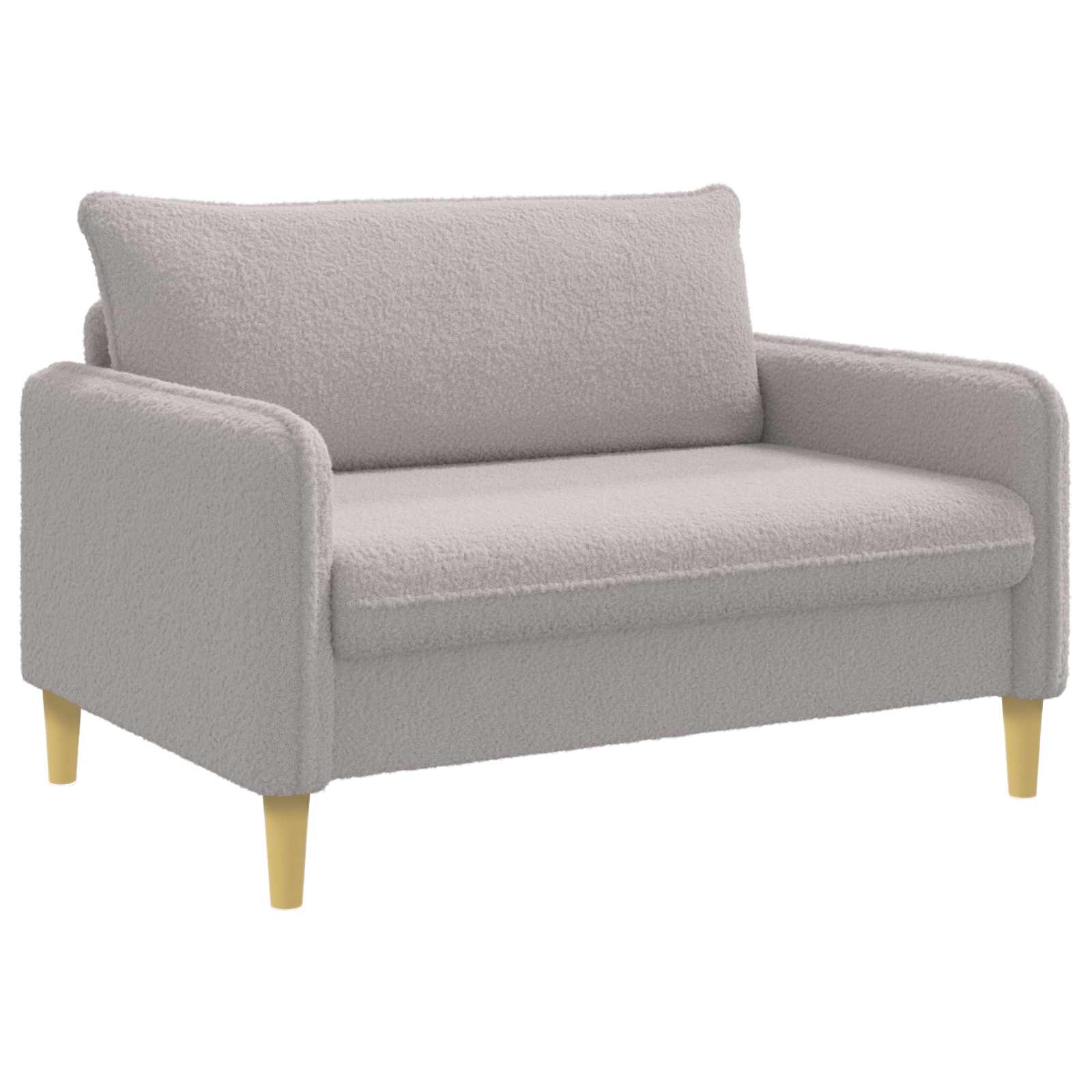 XXL fauteuil Lichtgrijs Bouclé