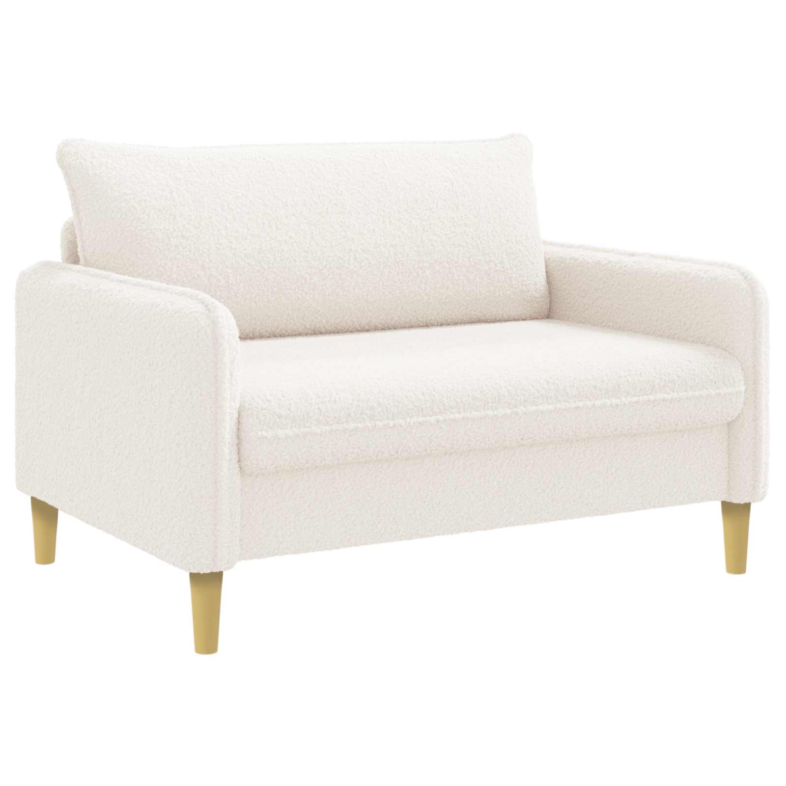 XXL fauteuil Crèmekleurig Bouclé