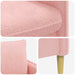 XXL fauteuil Roze Bouclé