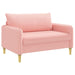 XXL fauteuil Roze Bouclé