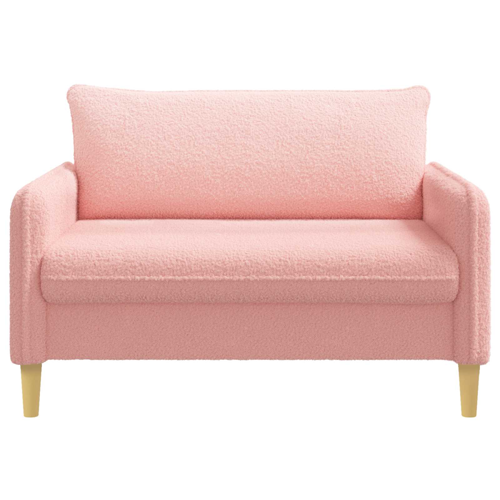 XXL fauteuil Roze Bouclé