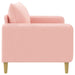 XXL fauteuil Roze Bouclé