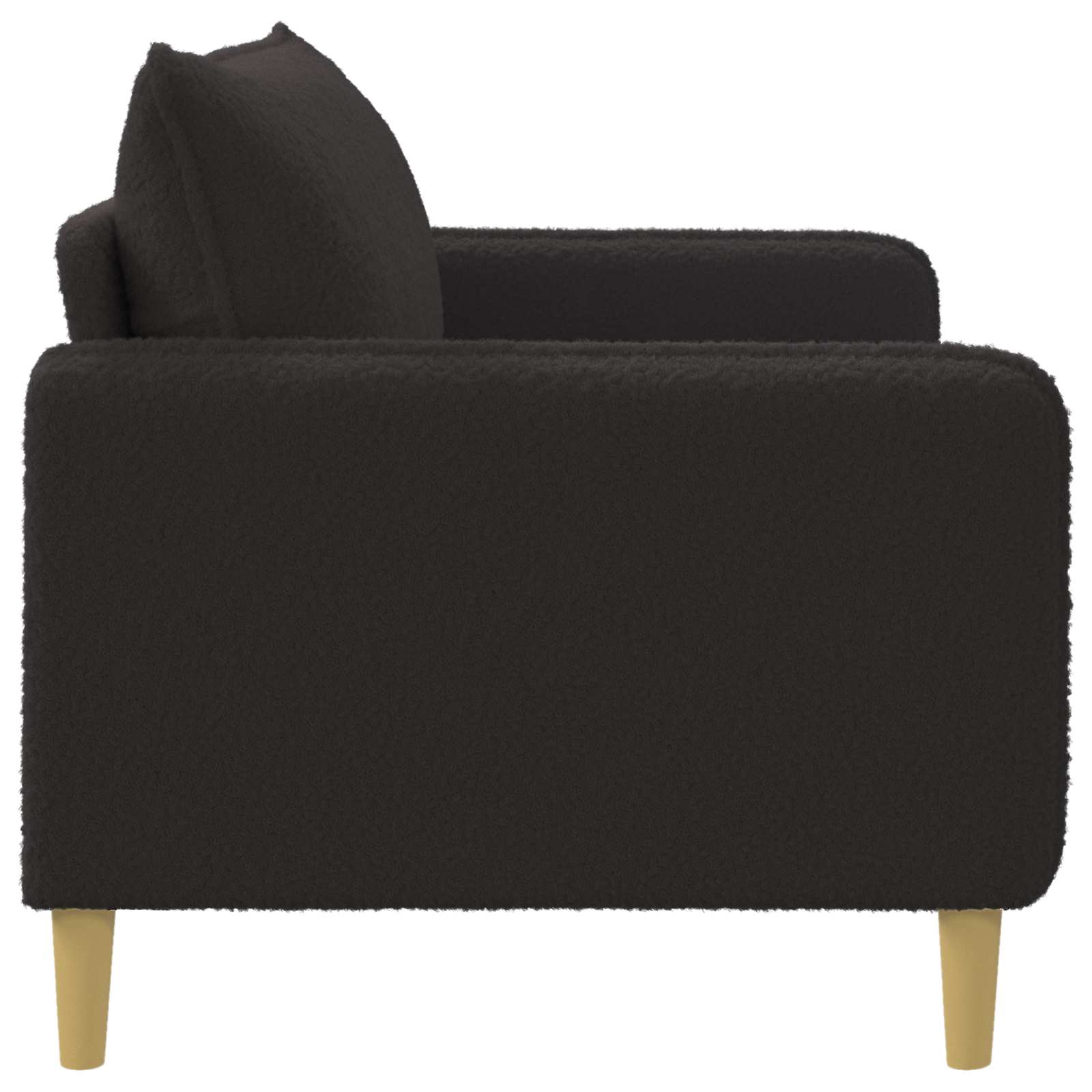 XXL fauteuil Zwart Bouclé
