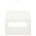 Hangend vogelvoederhuisje Staal Wit 30 x 23 x 23 cm