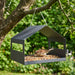 Hangend vogelvoederhuisje Staal Antraciet 30 x 23 x 23 cm