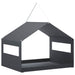 Hangend vogelvoederhuisje Staal Antraciet 30 x 23 x 23 cm
