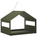 Hangend vogelvoederhuisje Staal Olijfgroen 30 x 23 x 23 cm