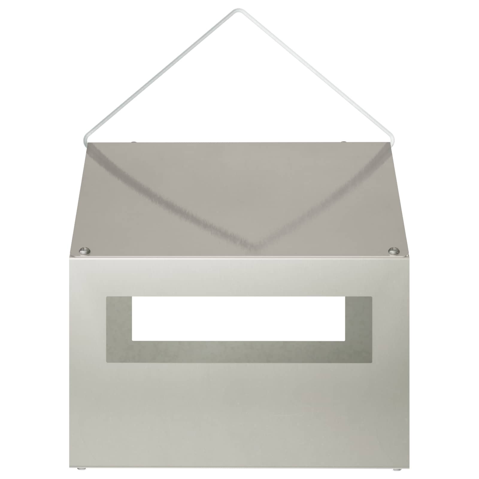 Hangend vogelhuisje Roestvrij staal zilver