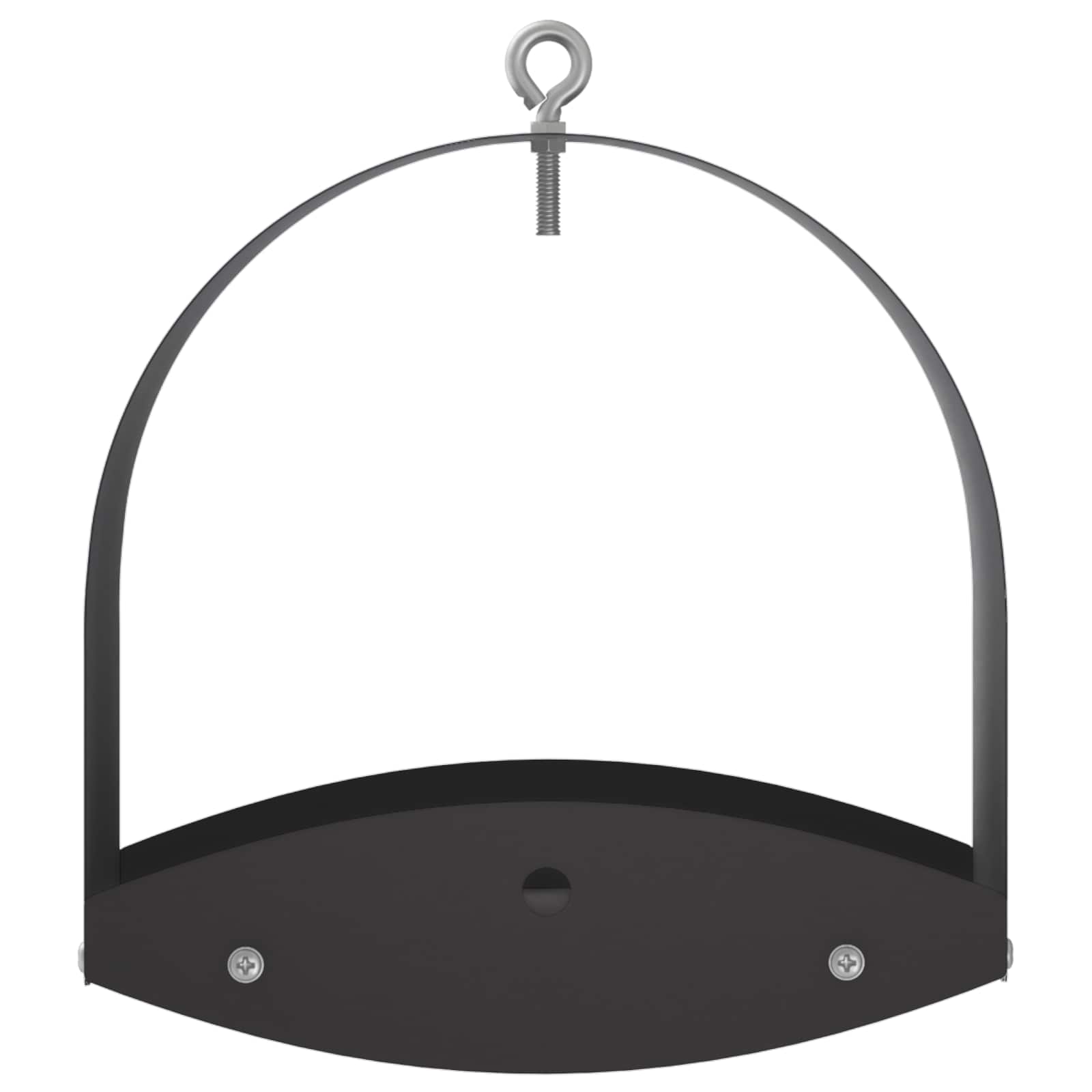 Hangend vogelvoederhuisje Staal Zwart