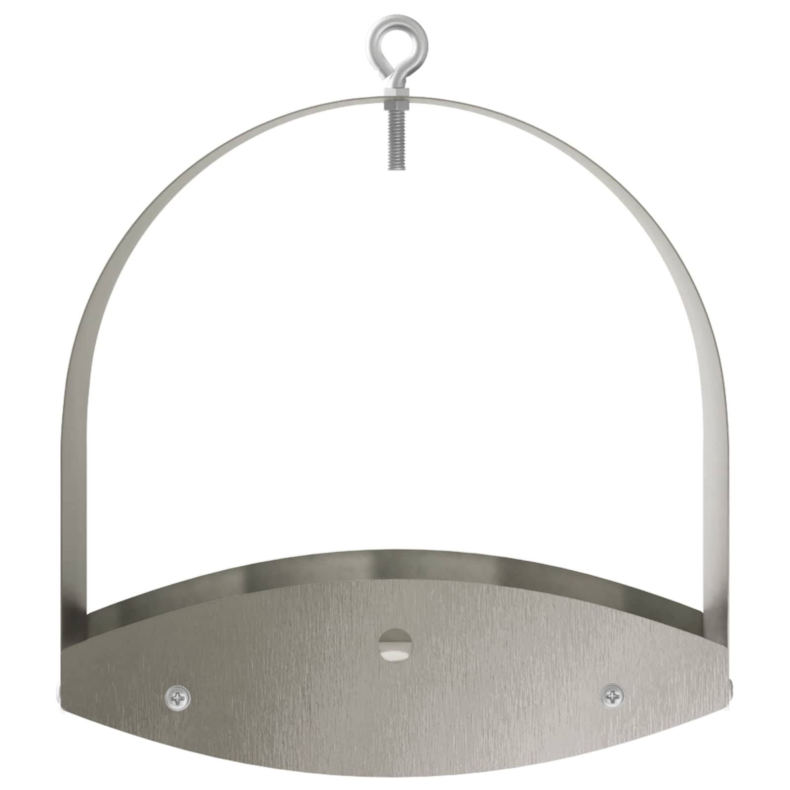 Hangend vogelvoederhuisje Roestvrij staal zilver