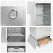 Rookoven 3 st 44,5 x 29 x 110 cm Gegalvaniseerd staal