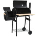 Buiten Grill 103 x 60 x 113 cm Staal Zwart