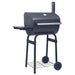 Houtskool Grill 75 x 48 x 120 cm zilver