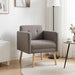 Accentstoel Taupe Stof