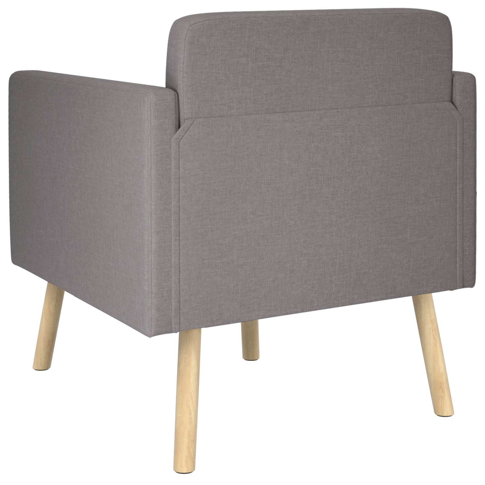 Accentstoel Taupe Stof