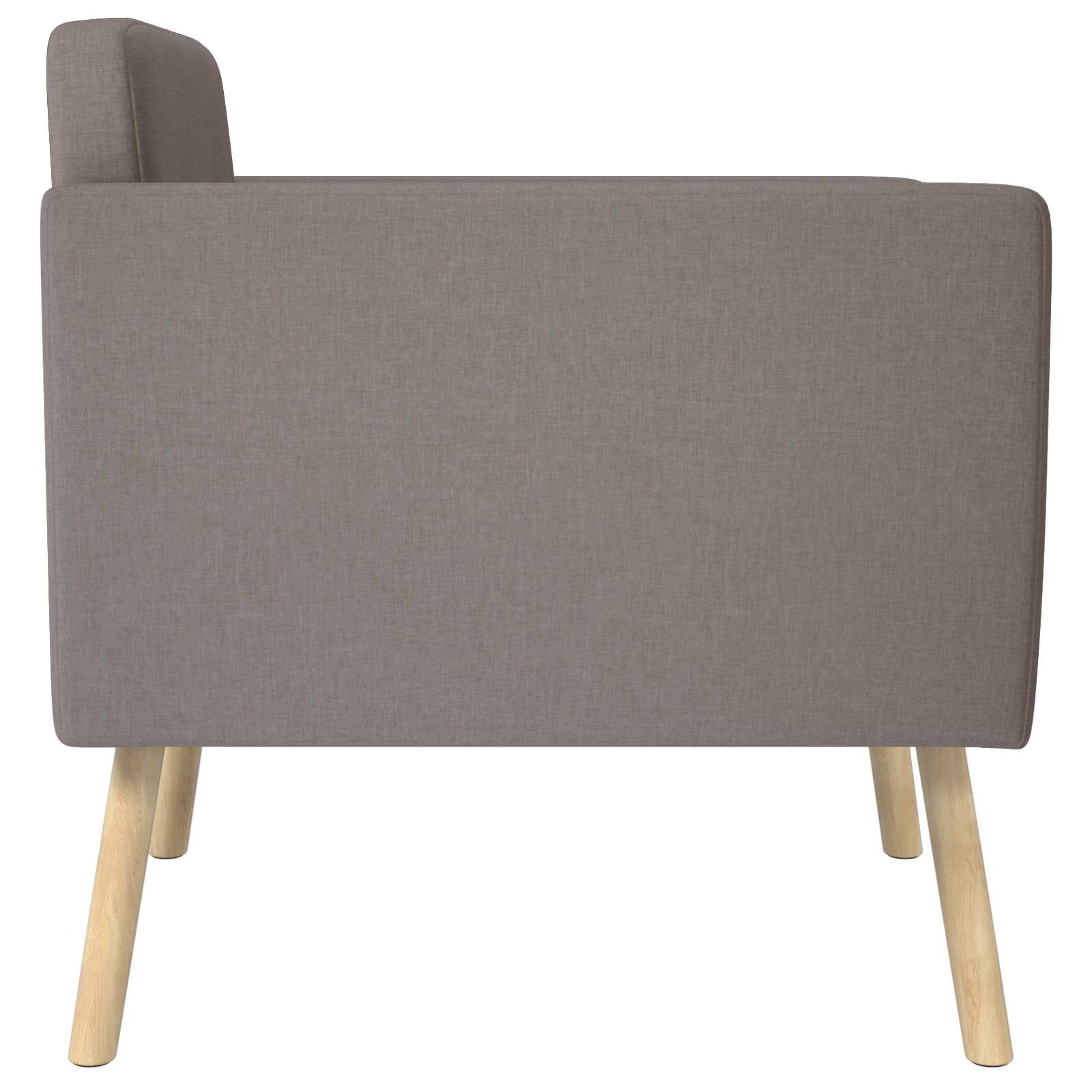 Accentstoel Taupe Stof