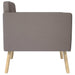 Accentstoel Taupe Stof